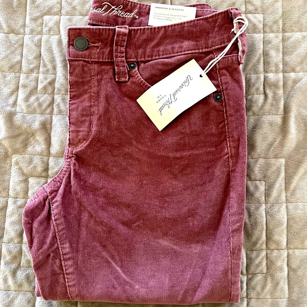 Corduroy Pants, mauve